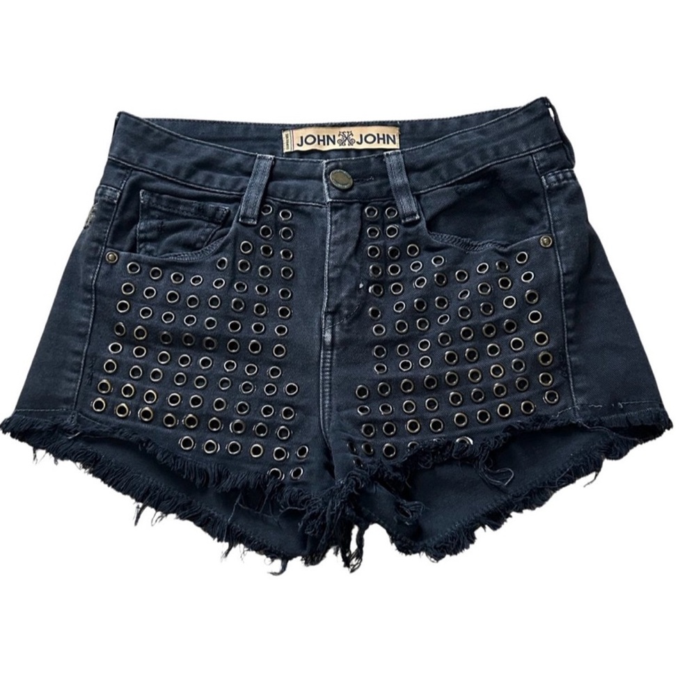 John John made in heaven Supreme Denim Brazil high waist jean shorts